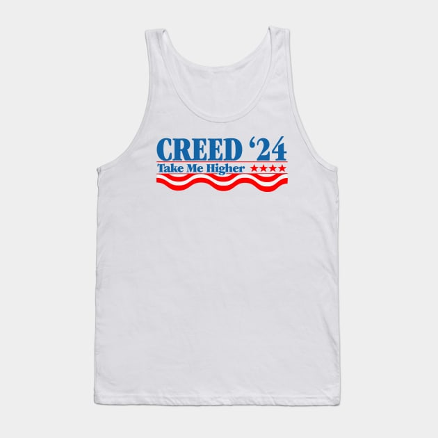 Creed '24 Take Me Higher Funny Creed 2024 Tank Top by Drawings Star